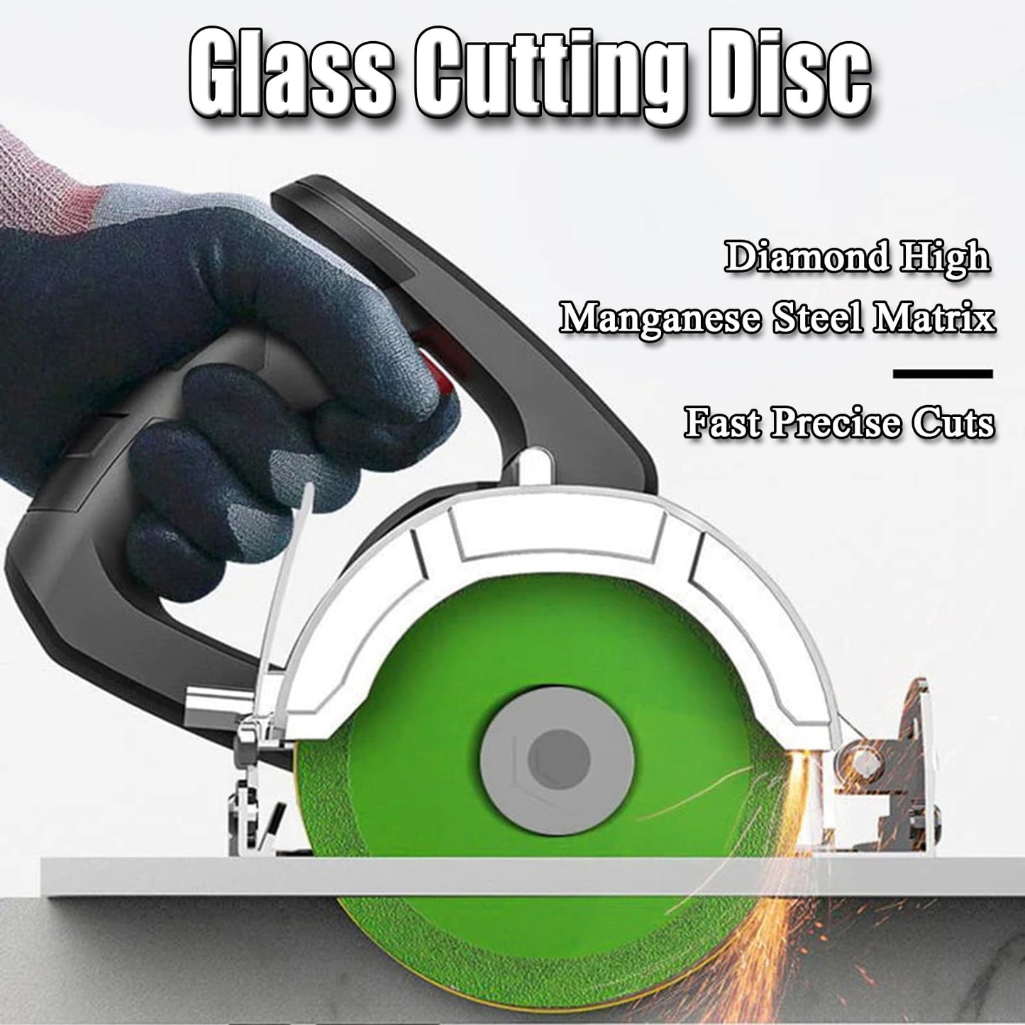 3Pack Rock Slab Grinding Disc,Glass Cutting Disc for Angle Grinder,4" X 7/8” Tile Cutter Blade,for Wet and Dry Cutting of Stone,Jade,Wine Bottles,Etc