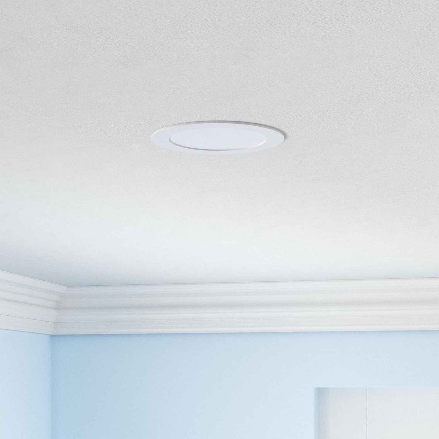 10W Dimmable 5-Inch LED Recessed Ceiling Light - Ultra Thin Canless Downlight, 800LM, 7CCT, Damp-Rated for Kitchen & Bathroom, 8 Pack