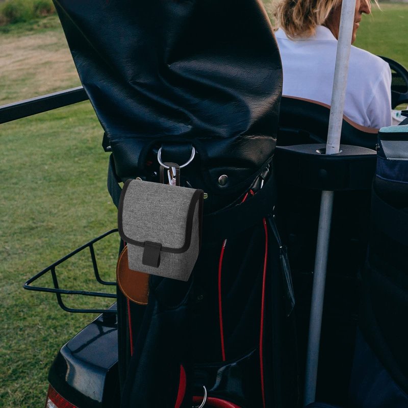 Xxerciz Golf Rangefinder Case Nylon Pouch Carrying Case Waist Bag Range Finder Protector with Carabiner, Universal Laser Range Finder Protective Storage Bag