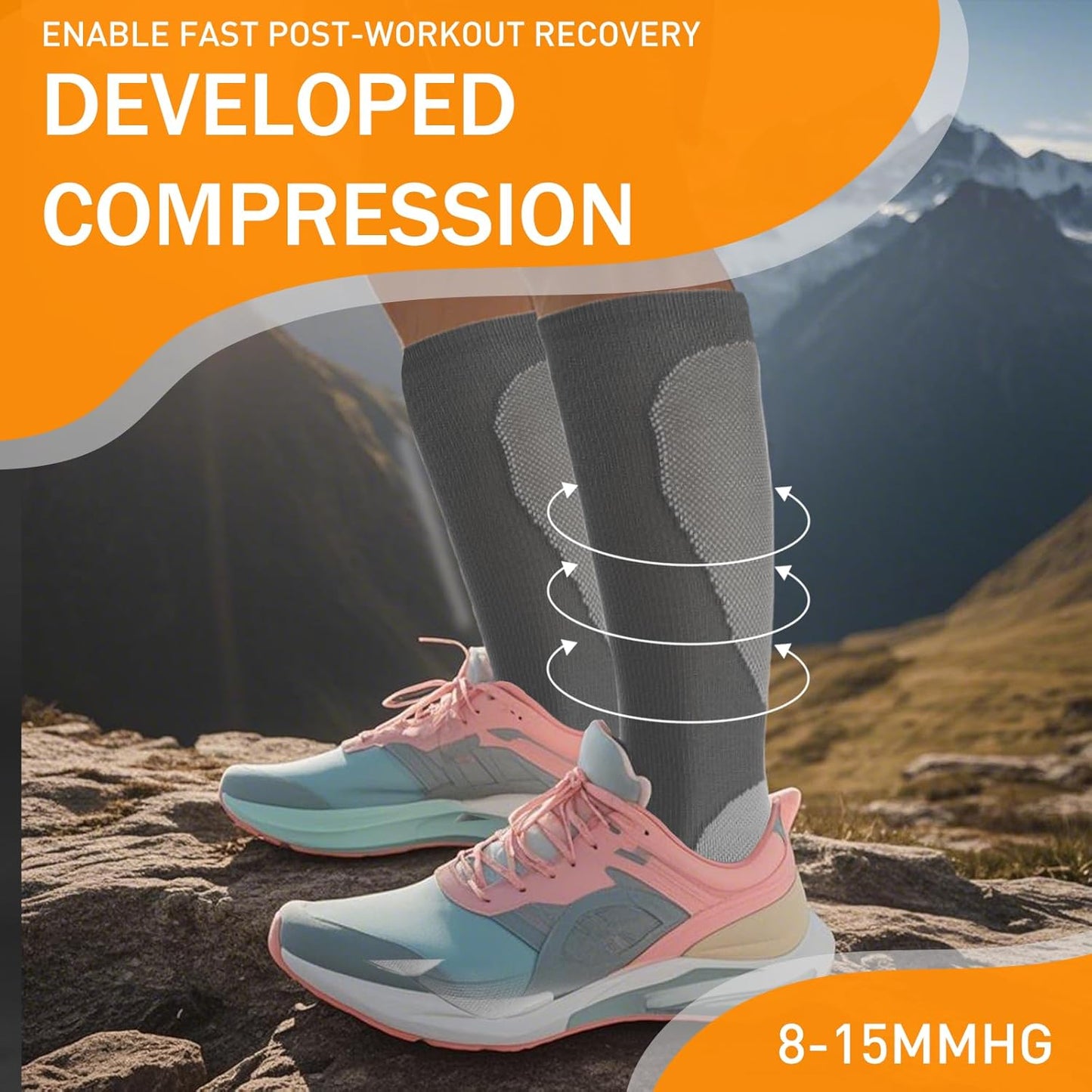 Skiennix Men’s Athletic Socks - Soft & Comfortable for Sports, Running, Daily Wear | Unisex Size