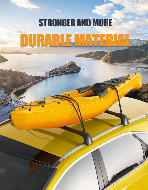 KINGGERI Roof Rack Cross Bars - Lockable Aluminum Cargo Rails for Kia Telluride 2019-2026 | 300lbs Capacity