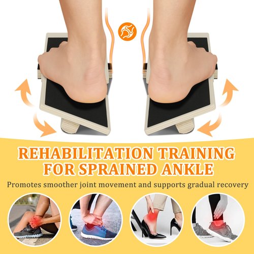 Ankle Strengthener Board for Foot & Ankle Stability – Axis Style Balance Board for Physical Therapy & Rehab, Single Leg Training, Ankle Mobility & Strengthening Equipment for Home, Gym & Office