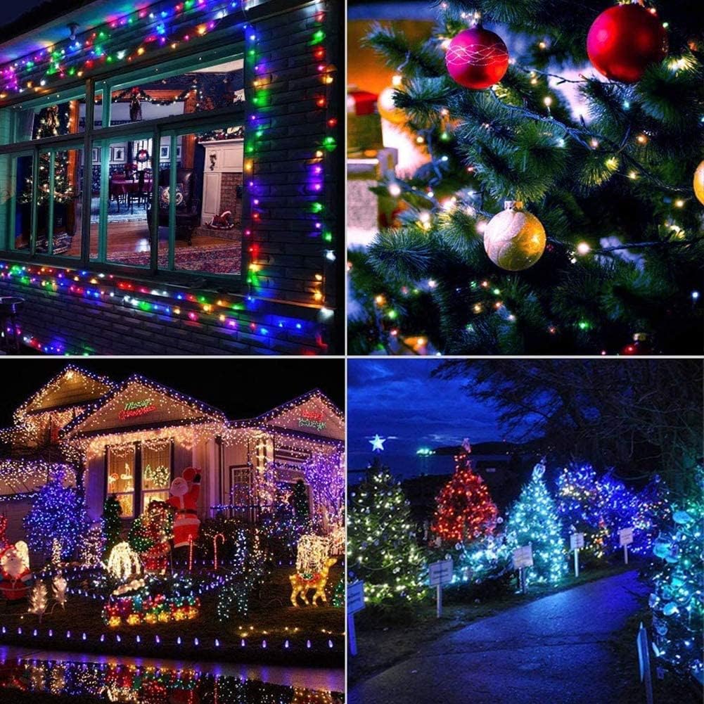 500 LED Christmas String Lights - 164 FT Waterproof RGB Fairy Lights with Remote & Timer for Indoor/Outdoor Holiday Decor