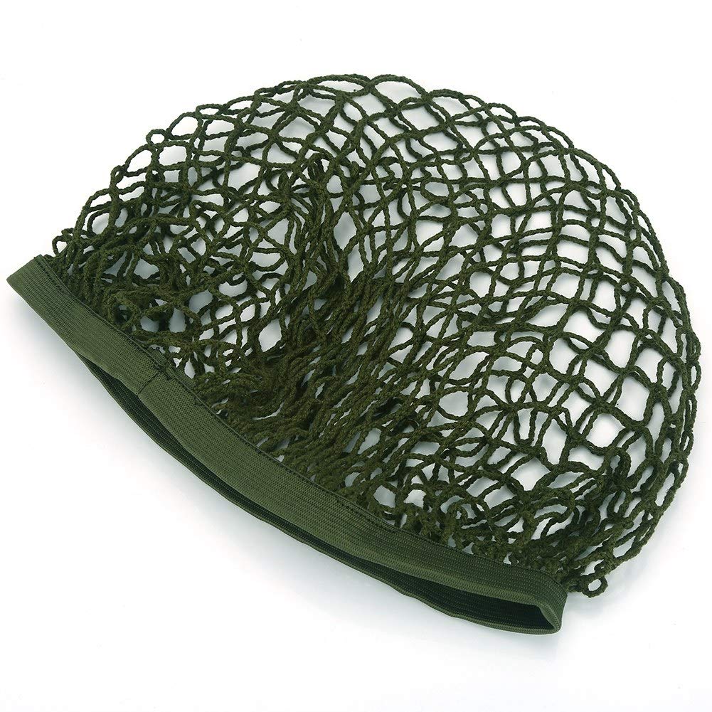 Helmet Net Parts, Helmet Scrim Camouflage Net Cover Fit for M1 M35 M88 Helmet, Green