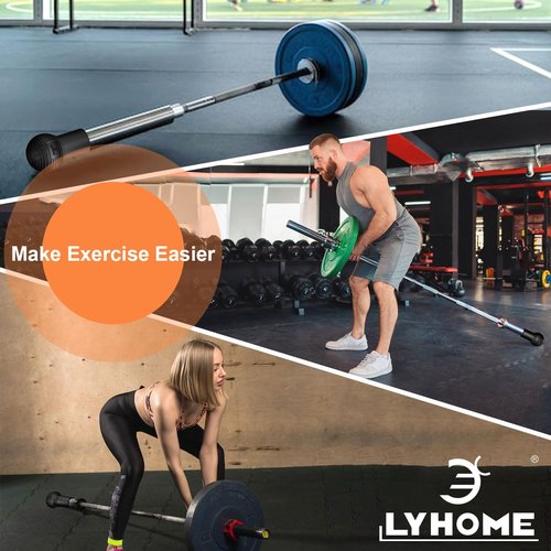 LYHOME Landmine Attachment for Barbells, Rubber Material, Designed for Pressing,Rowing, Spinning and Compatible with Standard 50mm Barbell