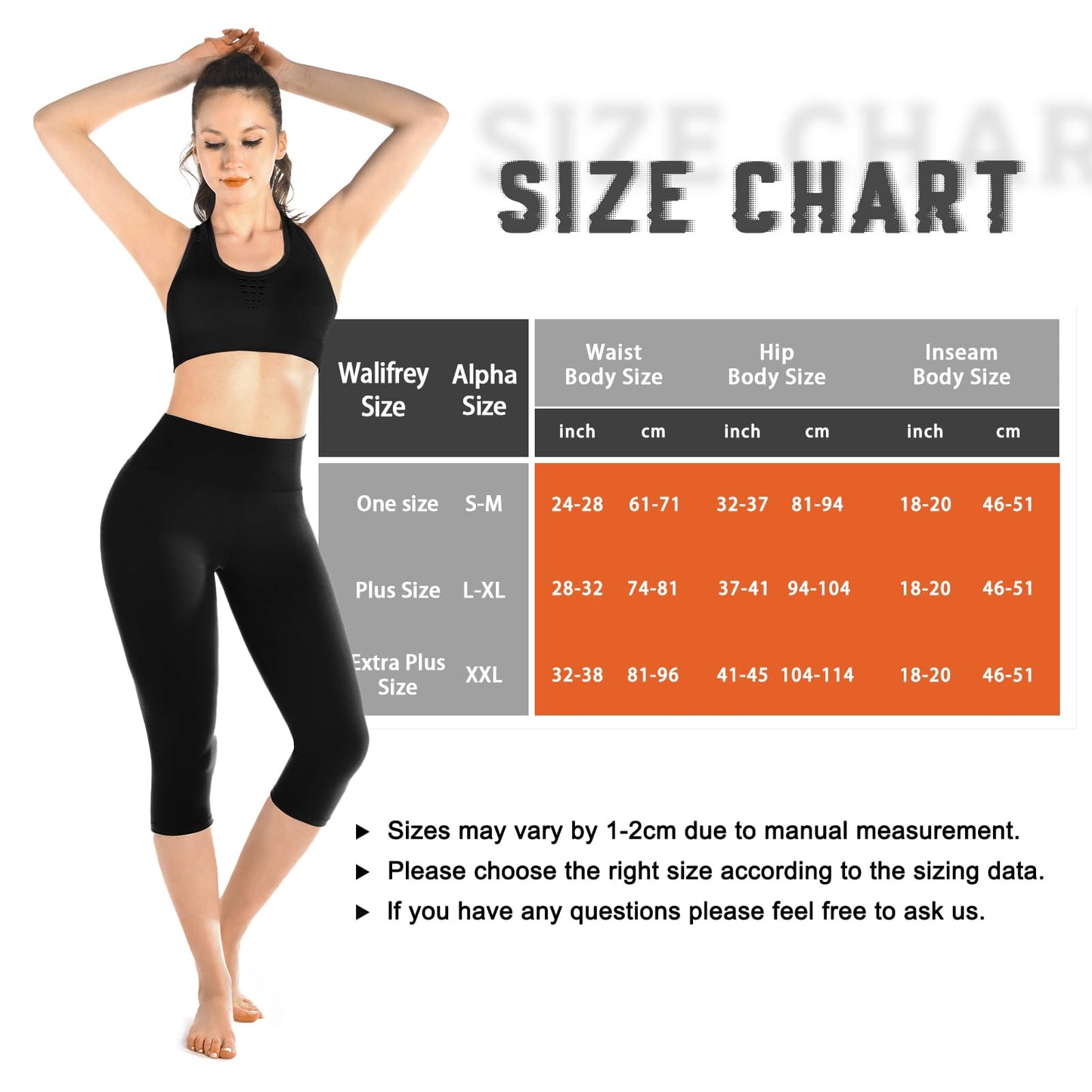 Walifrey Capri Leggings for Women, Buttery Soft High Waisted Leggings for Gym Yoga Workout (White SM)
