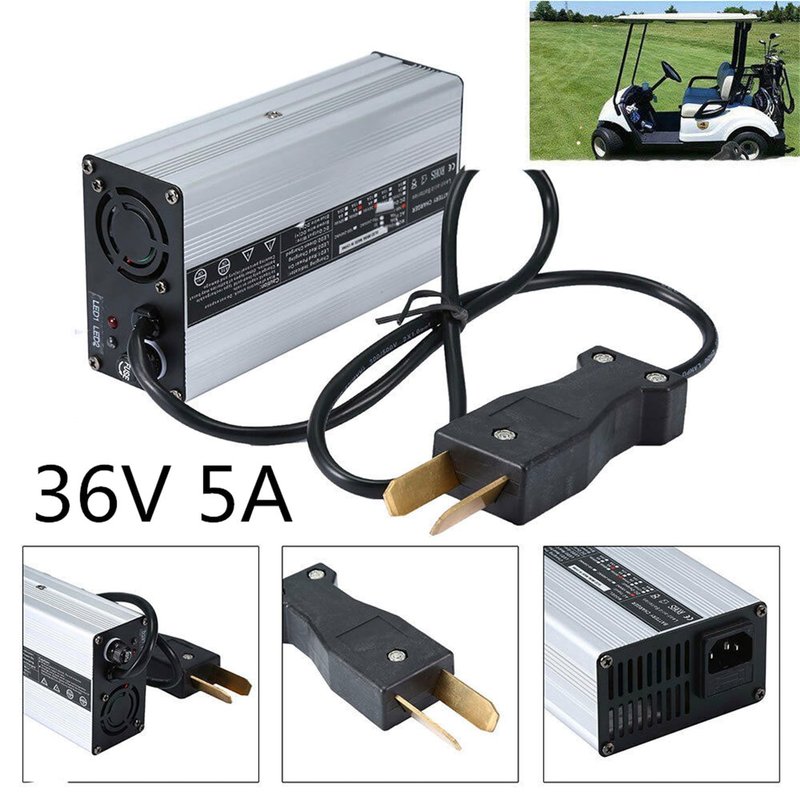 WFLNHB 36 Volt 5A Golf Cart Battery Charger Replacement for Yamaha Club Car DS EZGO TXT