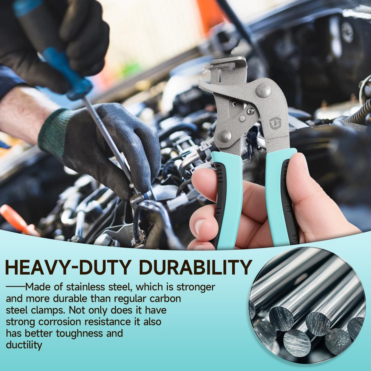 Car Clip Pliers and Disassembly Tools, Efficient Multi-Functional Automotive Snap Plier, Auto Plastic Clip Pliers, Easily Removes Plastic Fasteners, Clips, Buckles, Rivets