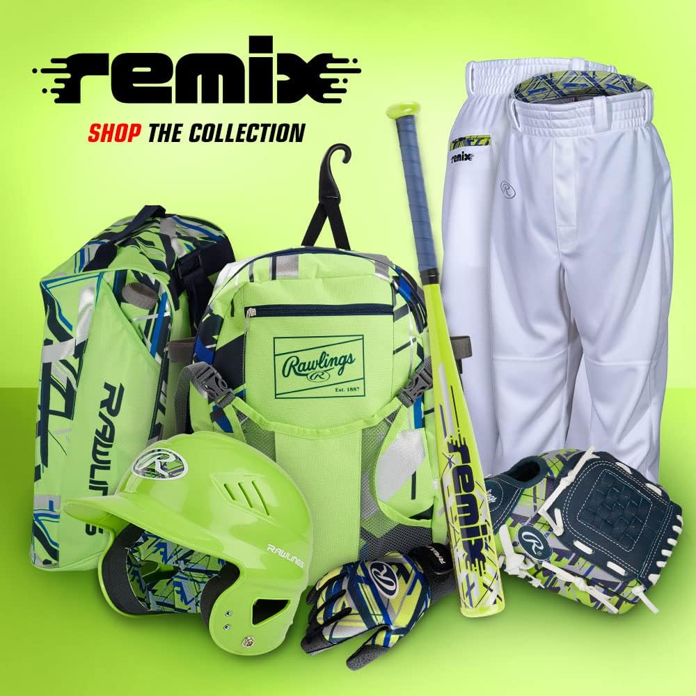 Rawlings Remix T-Ball Bat - Lightweight -12 Drop | 2 1/4" Aluminum Barrel | Ideal for USA Baseball & Softball
