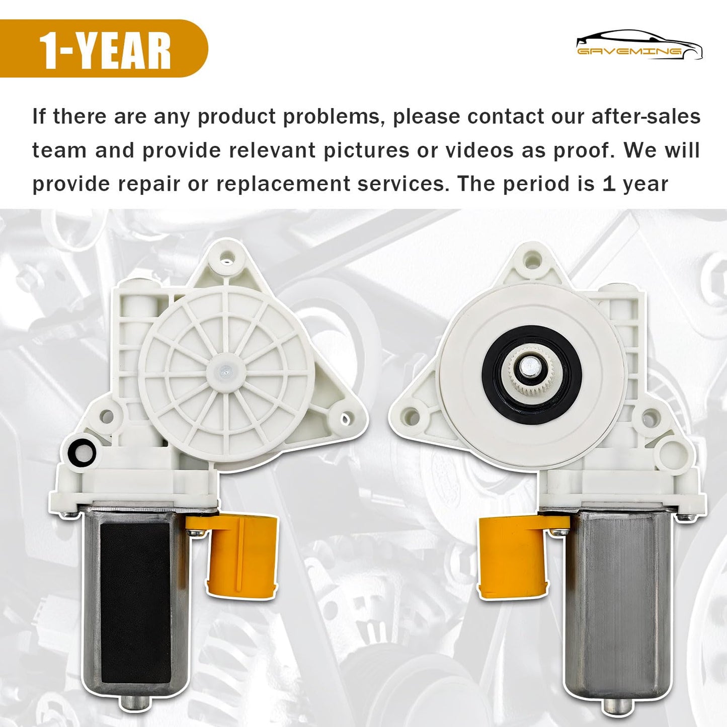Front Driver Left Power Window Motor Compatible with Mini R50 R52 R53 R56 Cooper Base S 1.6L L4 FWD 2002-2008 Replacement for 67626954275