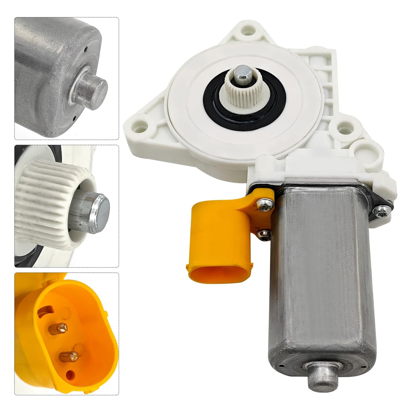 Front Driver Left Power Window Motor Compatible with Mini R50 R52 R53 R56 Cooper Base S 1.6L L4 FWD 2002-2008 Replacement for 67626954275