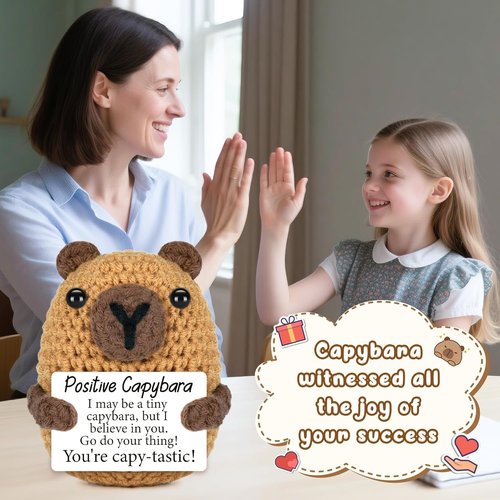 Capybara Mini Plush Toy - Perfect Birthday Gift for Teens & Graduation | Ideal for Mom, Dad & Teachers