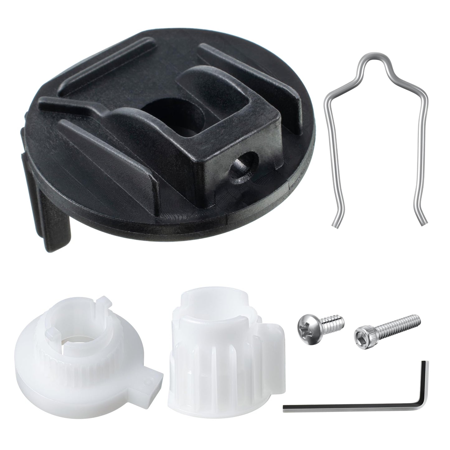 Enhon Shower Handle Adapter Kit Replacement for 116653, Compatible with Moen Posi-Temp Single Handle Tub/Shower Faucet Valve Cartridge, Shower Handle Replacement Part Adapter Kit, Plastic