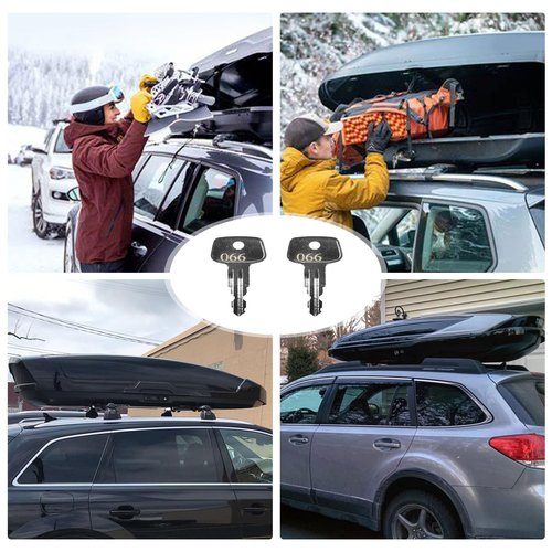 Hugexpen N066 Key Replacement for Thule Rack Core, Key Cylinder for Bike Rack Lock, Roof Cargo Lock, Roof Rack Locks, Cross Bars, Towers, Ski Rack Etc