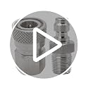 1/8 NPT Female Connector & 8mm Male Plug Quick-Disconnect Set