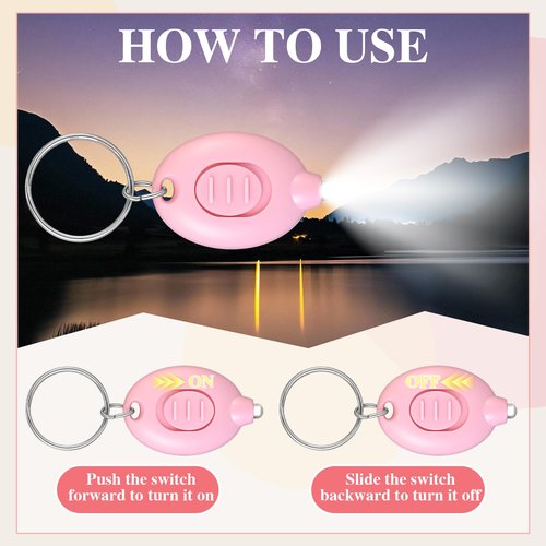 VIHOSE Pastel Small LED Keychain Flashlight Bulk Badge Lights for Nurses Light Mini Portable Bright Keychain Flashlight Party Favors Gift for Outdoor Camping Hiking(Morandi,100 Pcs)