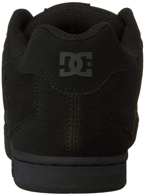 DC mens Net Skate Shoe, Black/Black/Black, 9.5 US