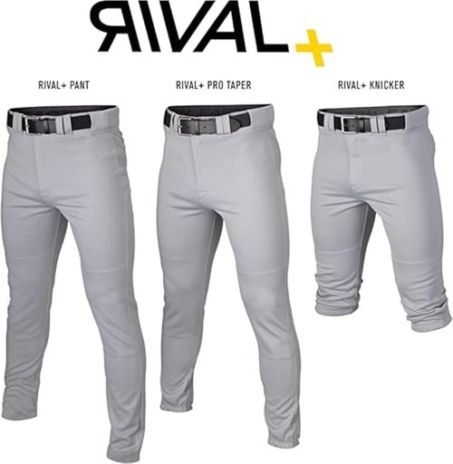 Easton Rival+ Baseball Pants - Full Length Semi-Relaxed Fit for Men | Available in Multiple Colors