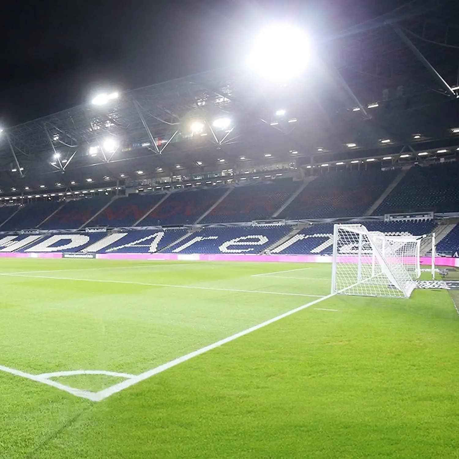 300W LED Flood Light - 2000W Equivalent, 5000K Daylight, 43500LM Waterproof Commercial Lighting for Sports Fields & Stadiums