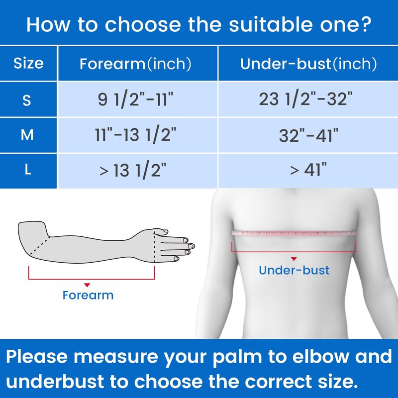 Velpeau Shoulder Abduction Sling with Two Removable Pillows, Shoulder Immobilizer Strap for Sleeping, Rotator Cuff Surgery, Medical Sling for Women & Men, Fits Left & Right Arm (M, Bust 32"-41″)