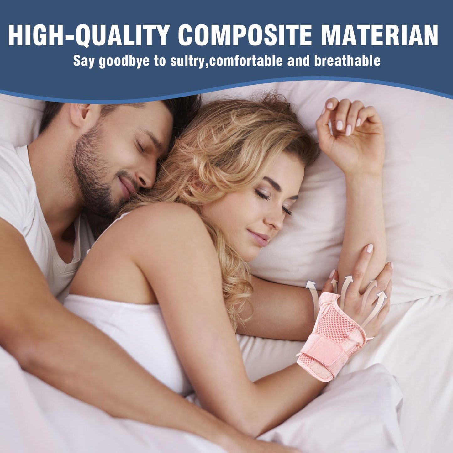 Tianhengyi Thumb Brace, Thumb Spica Splint for Right Hand or Left Hand for Arthritis Pain & Support, Trigger Thumb Splint and Stabilizer for Carpal Tunnel Pain Relief, Tendonitis, Sprain, Pink