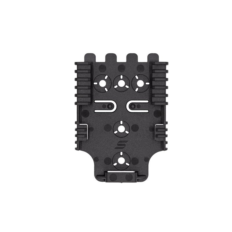 Safariland QLS 1-2 Quick Locking System Kit, Platform Attachment for Duty Holsters and Accessories with Locking Fork and Receiver Plate - Level 1 Retention, Black
