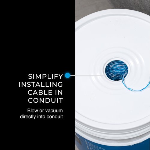 IDEAL Electrical 31-340 Powr-Fish Pull-Line 6,500 ft. Bucket