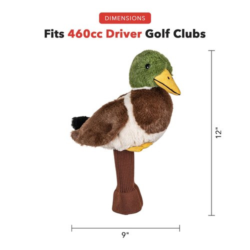 Daphne's Headcovers Mallard Driver Headcover | Funny Golf Club Covers | Golf Head Covers for Drivers | Stylish Golf Club Head Covers | Golf Driver Covers | Men’s & Women’s Driver Headcover