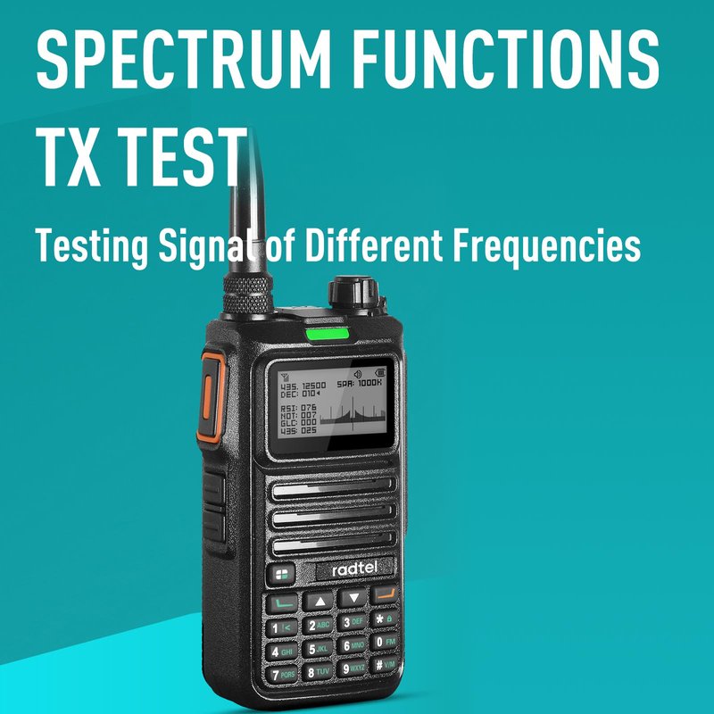 Radtel RT-4D DMR Radio 1024 Channels Walkie Talkie, Dual Band Dual Mode Analog/Digital Two Way Radio, Dual Time Slot Tier 1+2, Ham Radio UHF VHF Spectrum