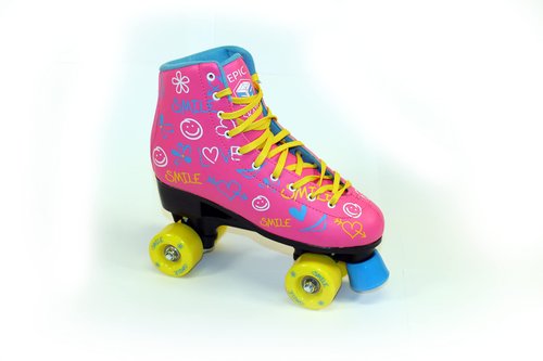 Epic Skates Blush Quad Roller Skates, Pink, Juvenile Size 12