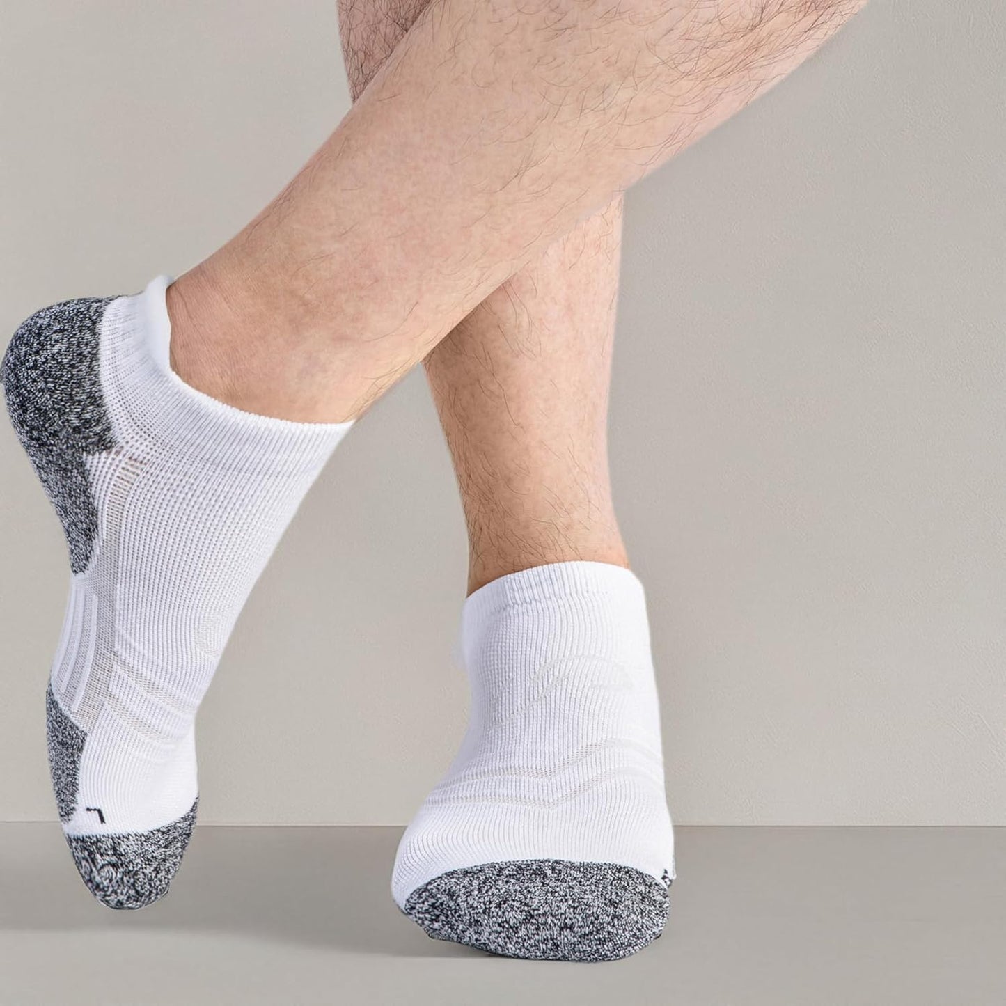 CWVLC No Show Compression Socks - Cushioned Support for Men & Women | 4 or 8 Pairs Available