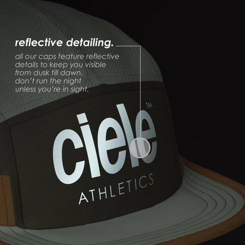 Ciele Athletics GOCap - Premium Washable Moisture Wicking Hat with Sun Protection, 5-Panel Knit Running Hat - IvyGreen