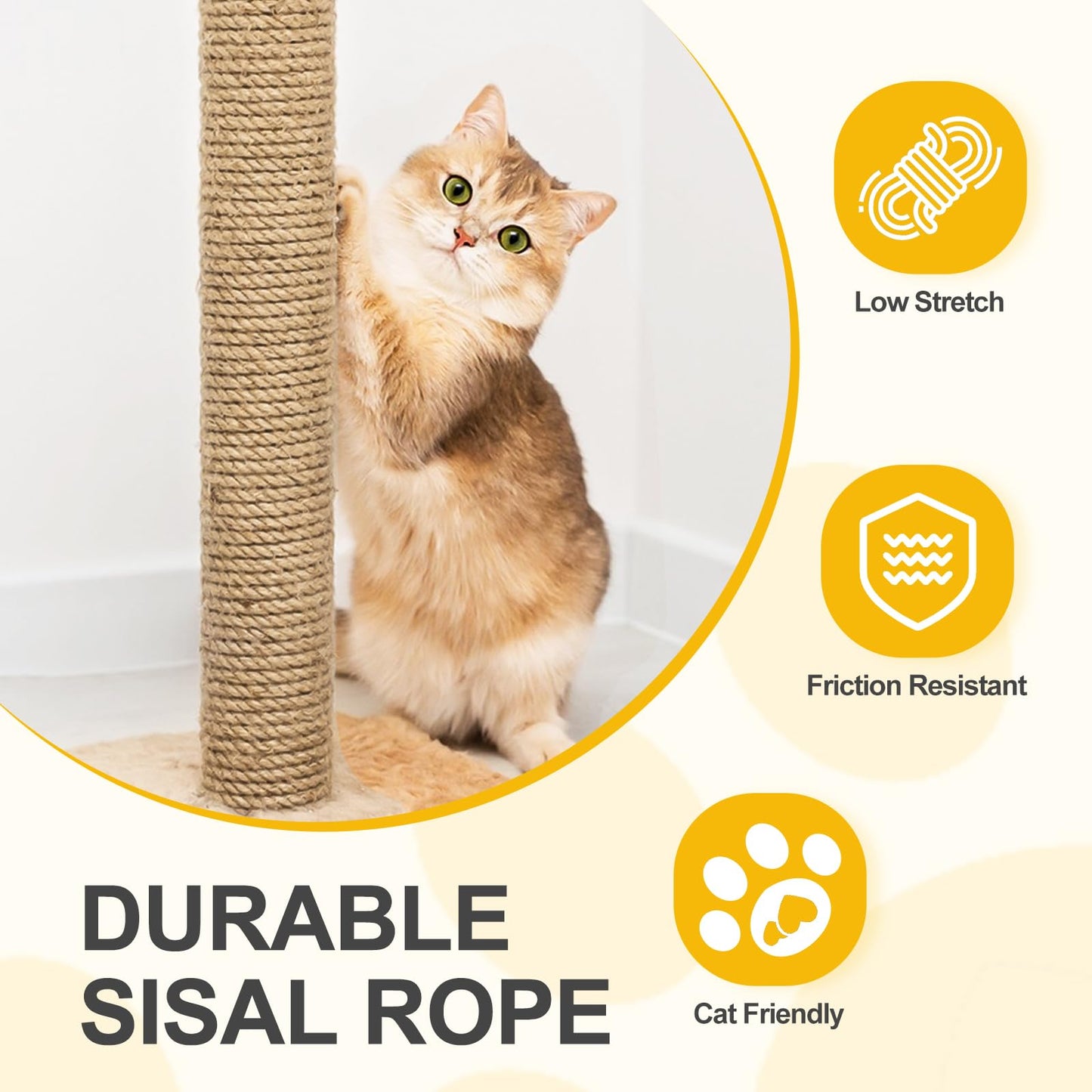 Jute Twine String - 164ft 6mm Eco-Friendly Heavy-Duty Cord for Crafts, Garden & Packaging | Natural Fiber Rope for DIY Decor, Bundling & Industrial Projects