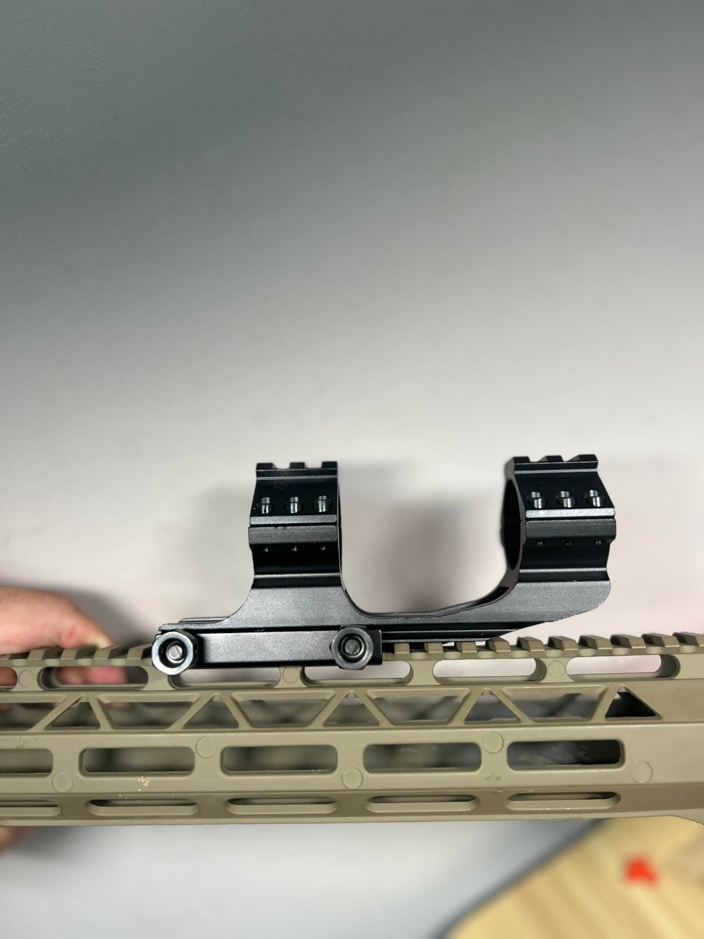 ZONEBIKE Scope Optics Mount Offset Cantilever Extended Series 25.4mm/ 1'' or 30mm/ 1.18'' Diameter mounts for 20mm Rail Hunting (QD mounts A)