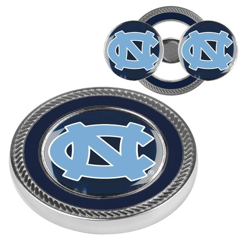 LinksWalker North Carolina Tar Heels- Challenge Coin / 2 Magnetic Golf Ball Markers