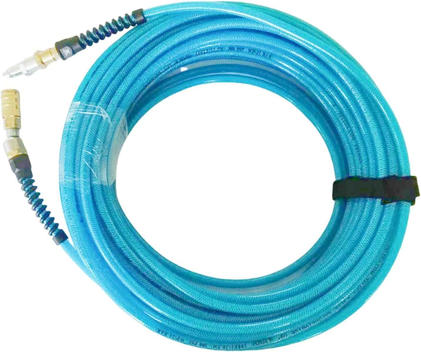 Z-Flex 1/4in. x 100ft. Reinforced Polyurethane Air Hose with Ball Coupler & Safety Plug - 300 PSI