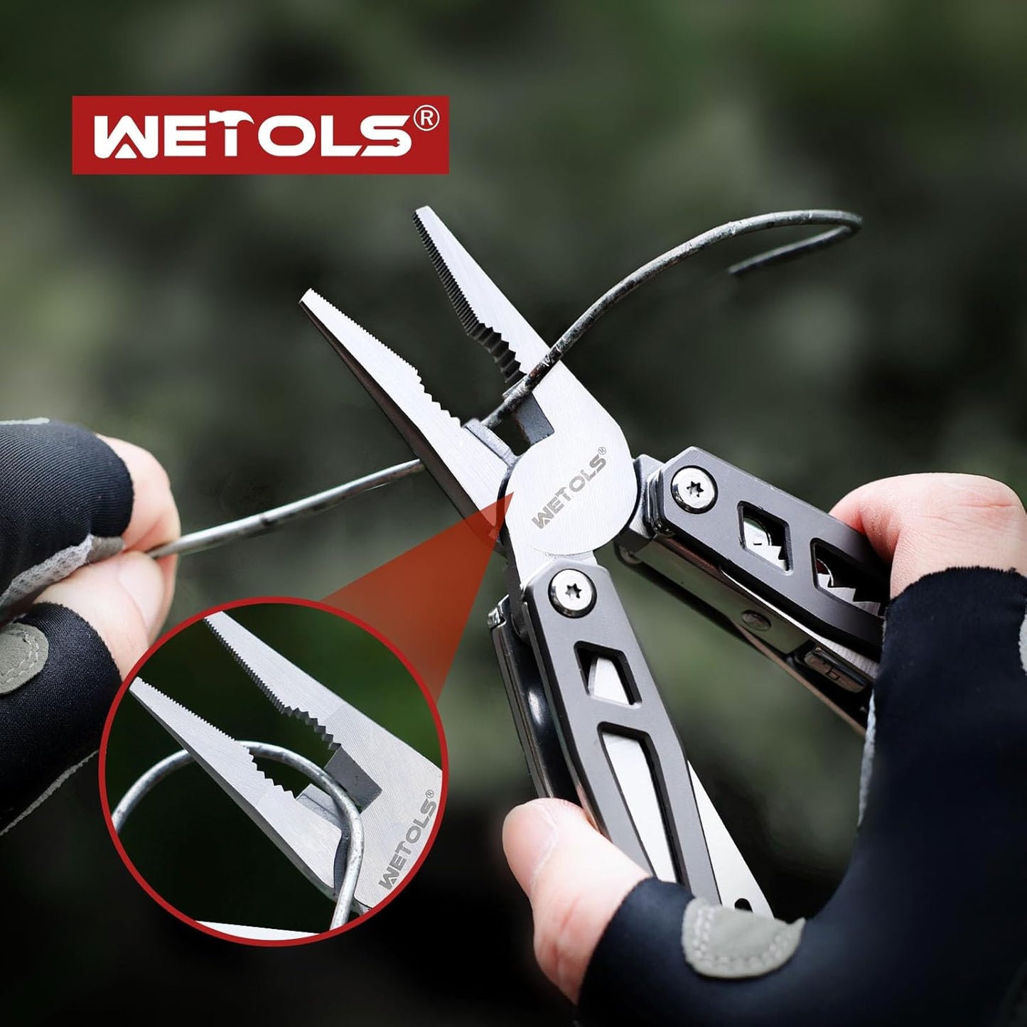 WETOLS 21-in-1 Multitool with Pocket Knife & Pliers - Perfect Christmas Gift for Men & Dads, EDC Survival Gear