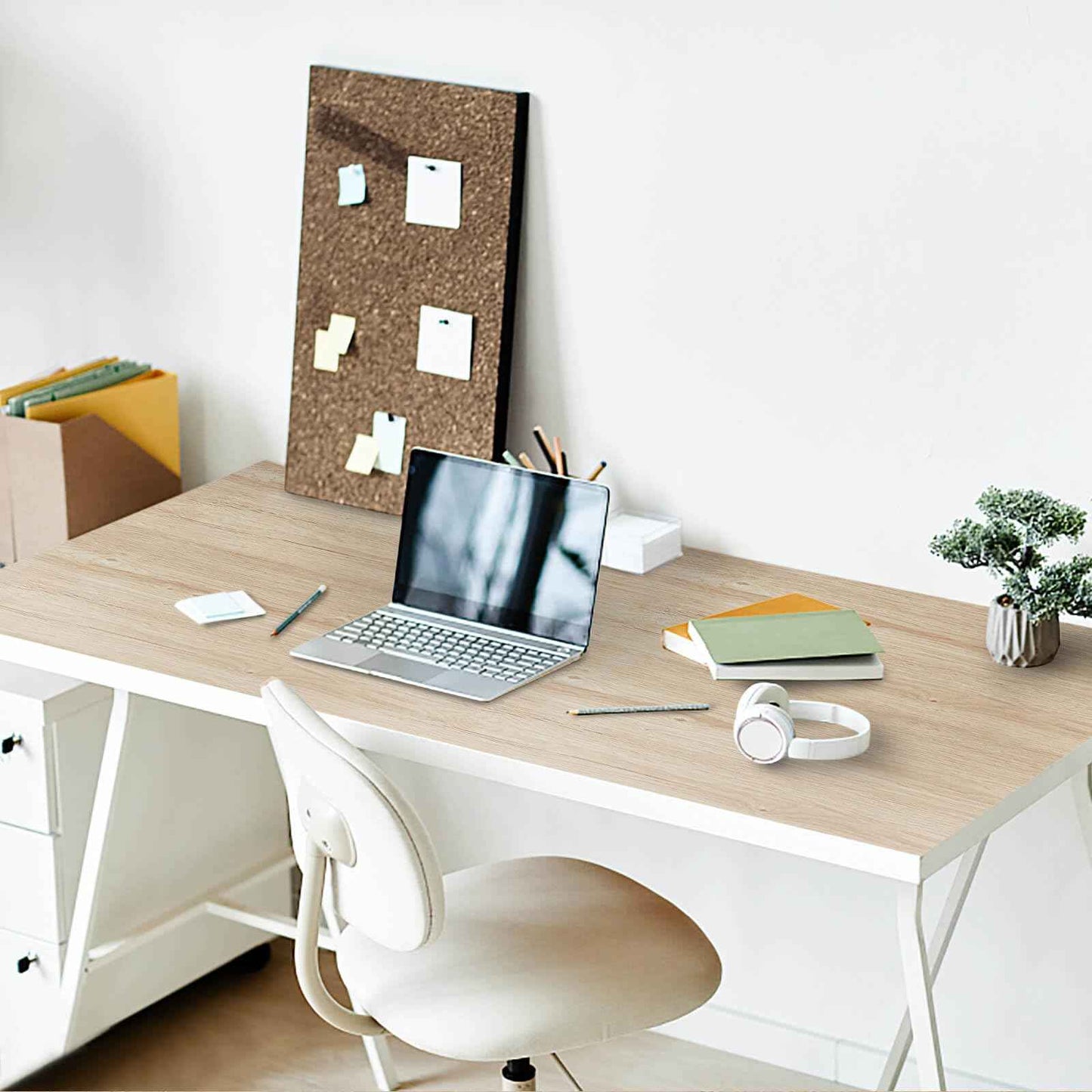 Heroad Wood Contact Paper Peel and Stick Wood Grain Wallpaper Oak Light Wood Contact Paper Countertops Cabinet Vinyl Wrap Thicken Textured Decoration Waterproof Self-Adhesive 17.5"x197"