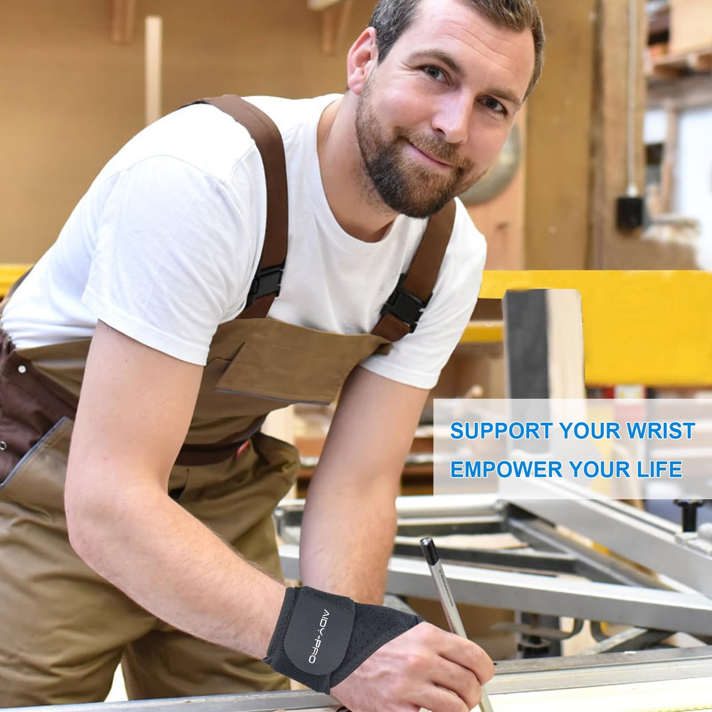 AIDY-PRO Trigger Thumb Brace Right Hand or Left Hand for Arthritis Pain and Support, Wrist Brace Thumb Spica Splint Stabilizer for De Quervain’s Tendonitis, Arthritis, Cmc, Pain Relief S/M