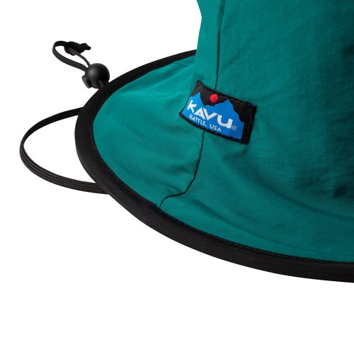 KAVU Fishermans Chillba Bucket Hat Water Resistant Reversible Fishing Cap-Pyrite Dark Teal