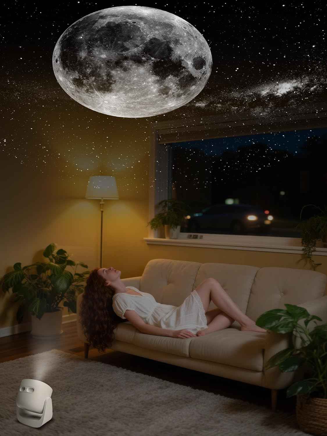 Galaxy Star Projector Night Light - High-Definition Home Planetarium for Kids & Relaxation