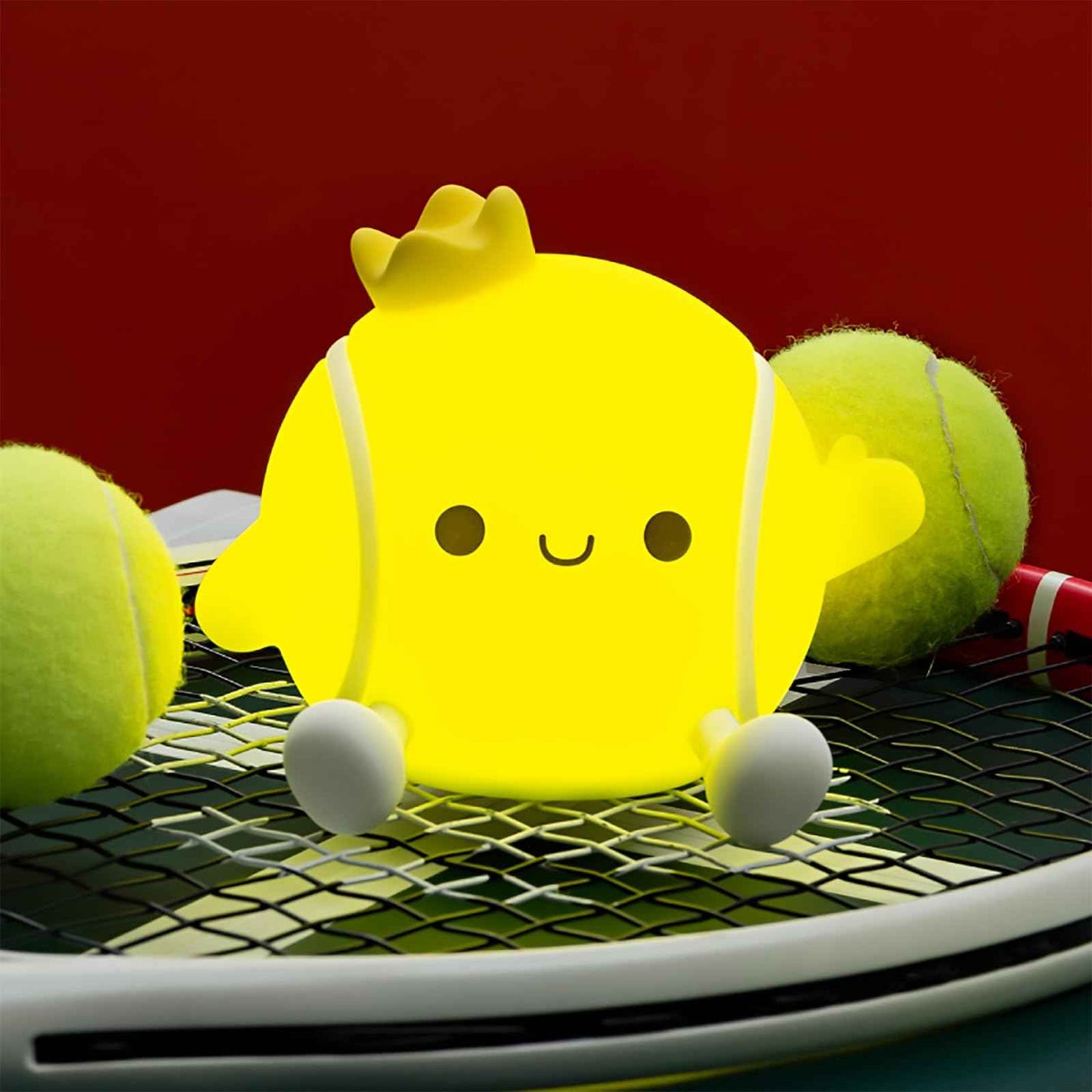 QANYI Sport Lover Tennis Light,Rechargeable Small Lamp Dimmable with Soft Touch,Tennis Party Favors Accessories Stuff Decorations,Birthday Christmas Tennis Players Teams Gifts for Girls Friends Women