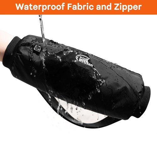 Hand Warmer Pouch, Hand Warmers Rechargeable with 3 Levels Heating, Ideal for Hunting,Camping,Football, Portable and Waterproof Football Hand Warmer Heated Hand Muff, not Include Power Bank
