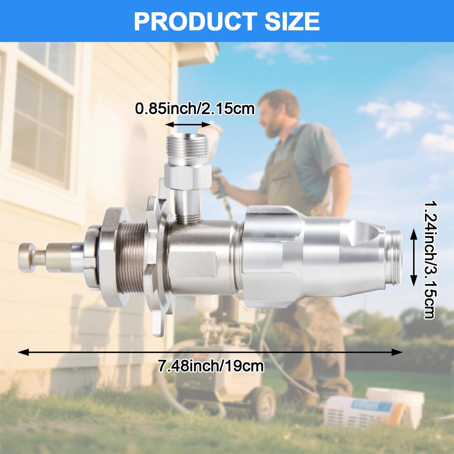 17C487/17C721 Airless Paint Sprayer Pc Pump Parts,Compatible with Graco 17C487, 17C721, 210ES, 210PC, 230PC, 390PC, 395PC, 490PC, 495PC, 595PC Pro Sprayers Airless Spray Pump