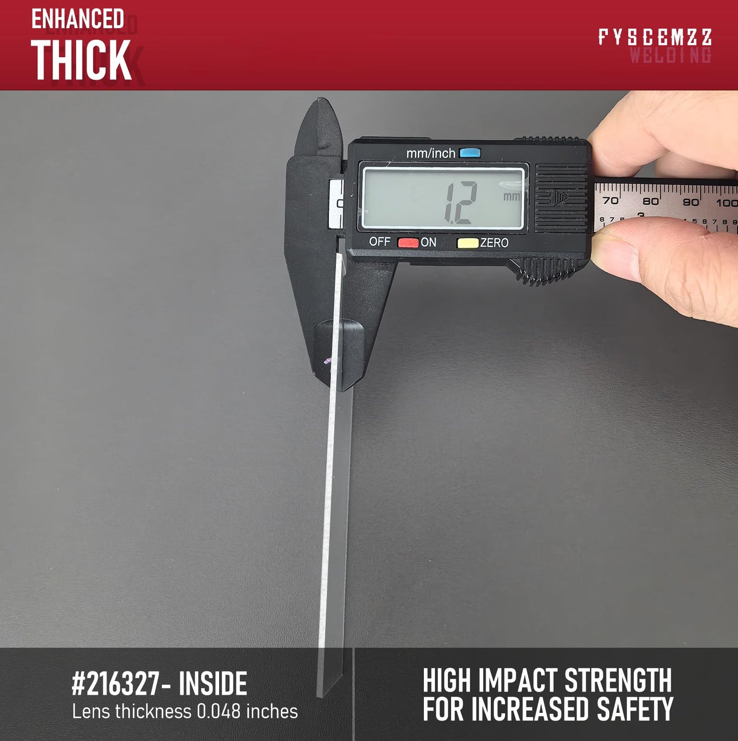 216327 4-3/16" x 2-1/2" Inside Lens Cover for Use with Elita, Digital Elita, T94 and Titanlem (10 Pack)