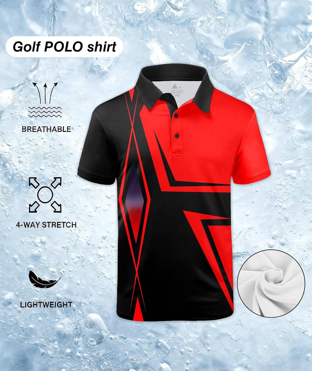 ZITY Golf Polo Shirts - Men's Short Sleeve Athletic Tennis T-Shirt | Comfortable Fit & Stylish Design