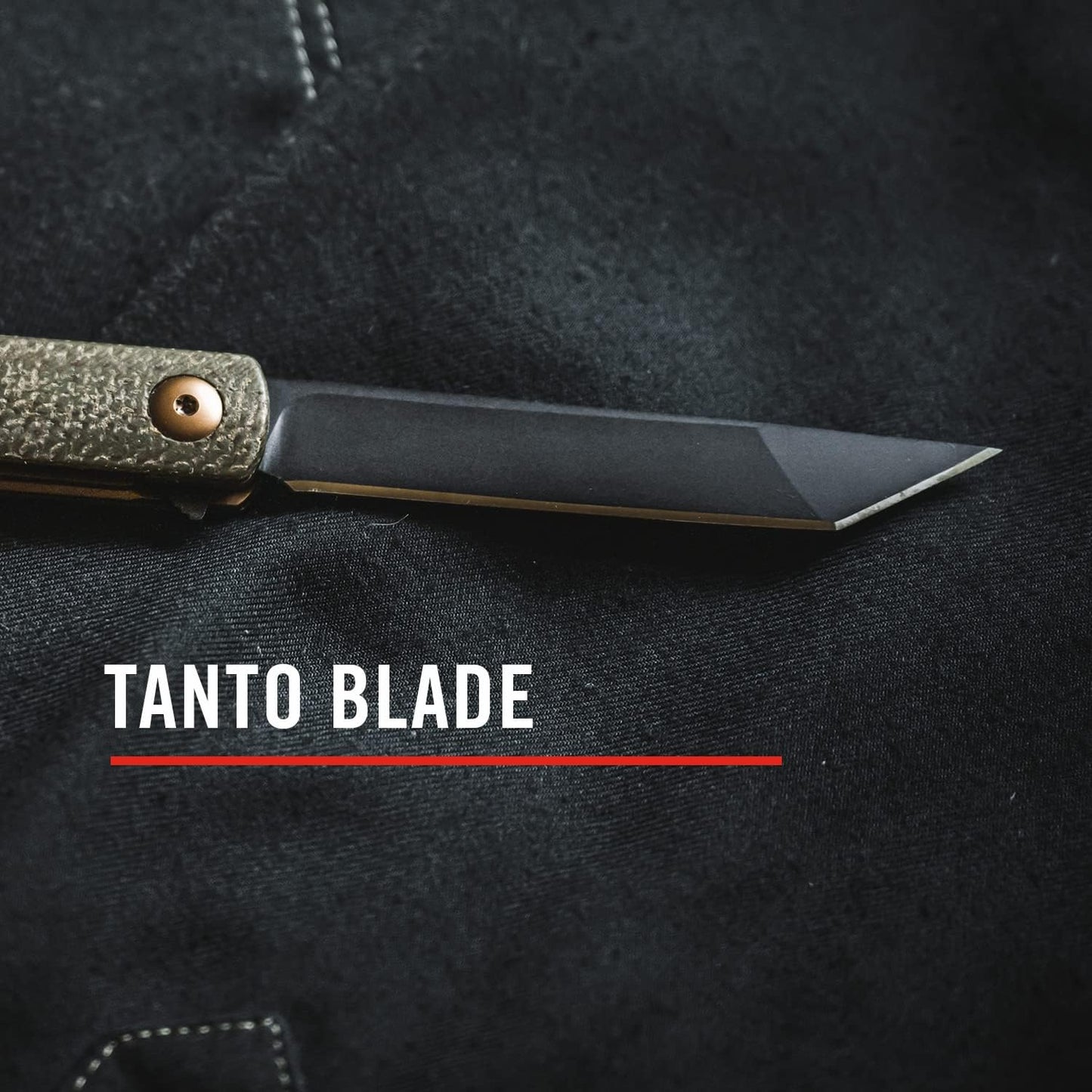 EDC Folding Pocketknife with Tanto Blade | Coast Founder's Collection Gentleman's Knife