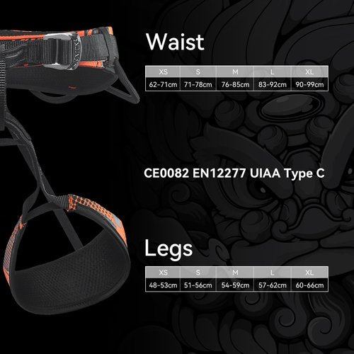 KAILAS Men & Women Tree & Mountaineering Rappelling Harness