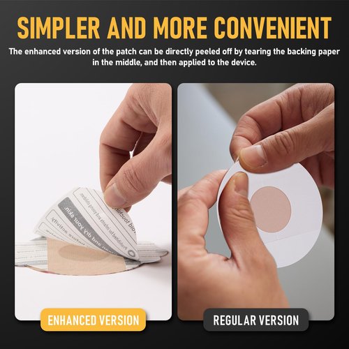 ANGTICS Dexcom G7 Adhesive Patches 30PCS, Waterproof & High Viscosity Over Patches, Pre-Cut Adhesive Medical Tape, 10+ Days Long Stay, Breathable, Latex-Free, Sensor is NOT Included (Multicolor)
