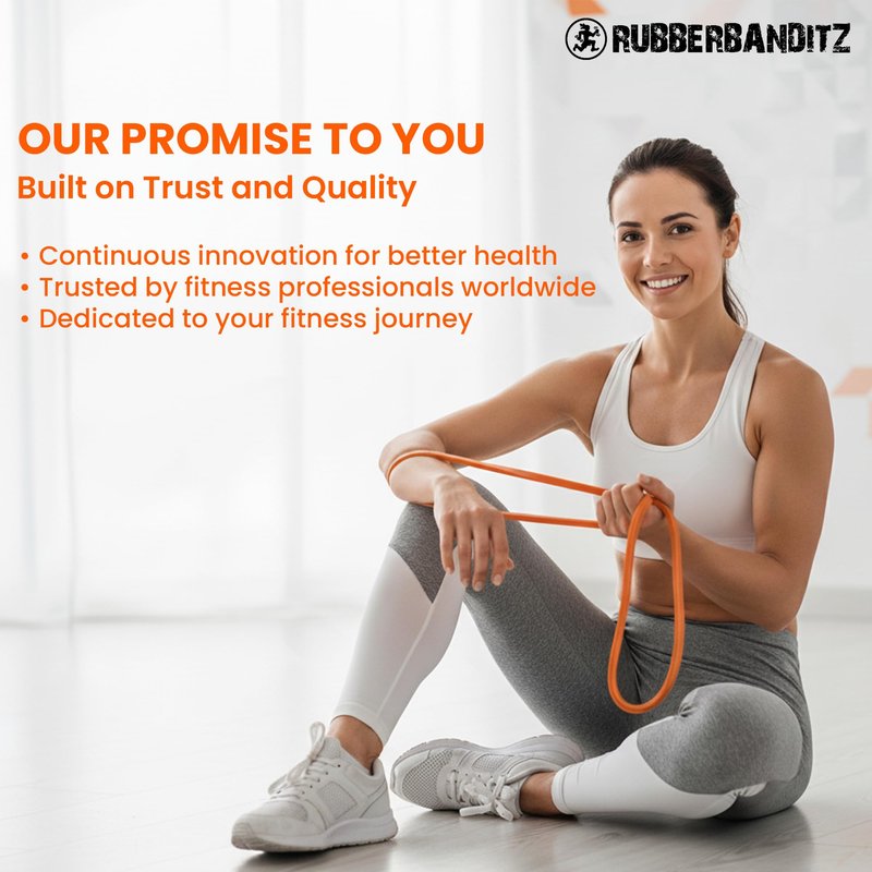 Rubberbanditz Combo Pull Up Assist Bands | Heavy Duty Resistance Exercise Bands for Powerlifting, Mobility, and Stretching | Resistance Bands for Working Out | Combo Pack of 3 (Orange, Red, and Black)